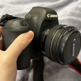 Фотоапп�арат canon eos 6d body, объектив 50mm