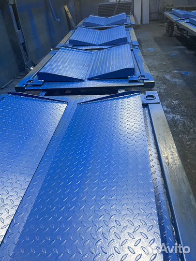 Весы низкопрофильные с пандусом 600 кг 1200х1500