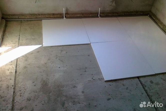 Пенопласт в стяжку