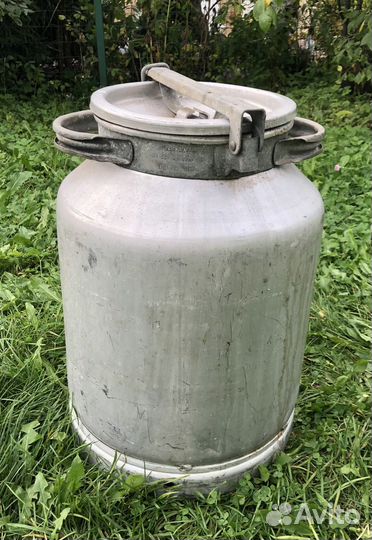 Фляга алюминиевая бидон 38 л