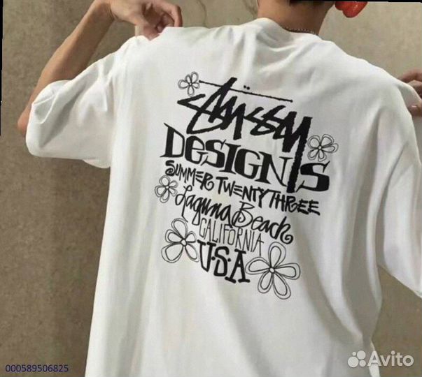Футболка Stussy оверсайз