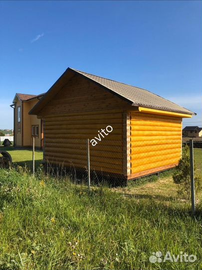 Сруб бани со сборкой