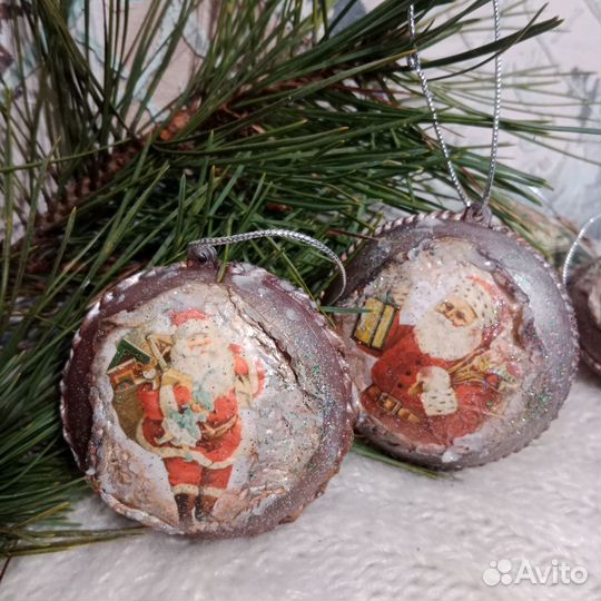 Новогодние шары набор