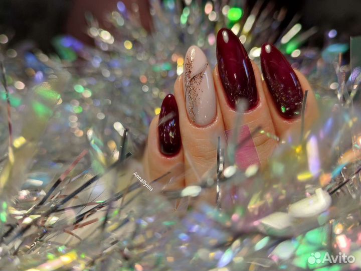 Маникюр, покрытие гель-лаком, наращивание