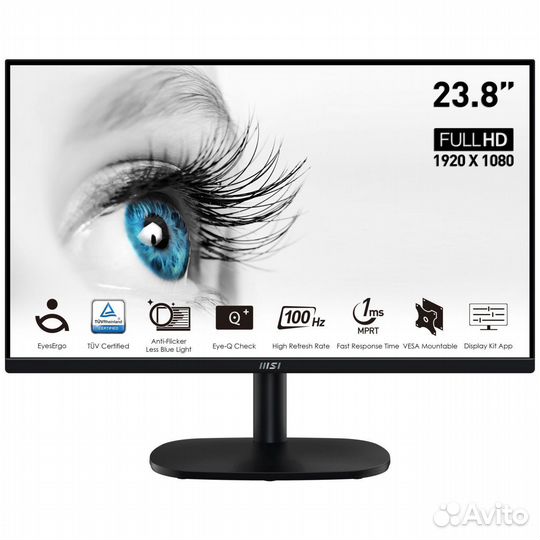 Монитор для компьютера MSI Pro MP245v 23.8” 100Hz