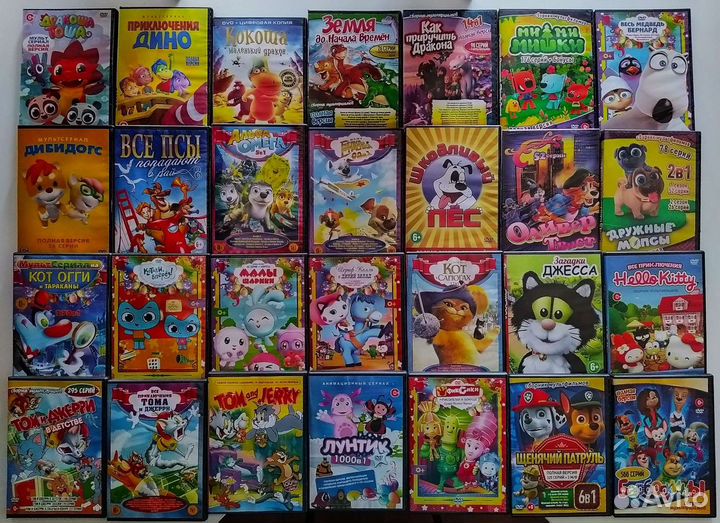 Мультсериалы и мультфильмы на dvd