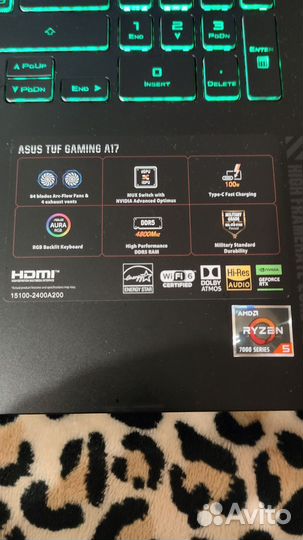 Asus Tuf Gaming A17 RTX4050