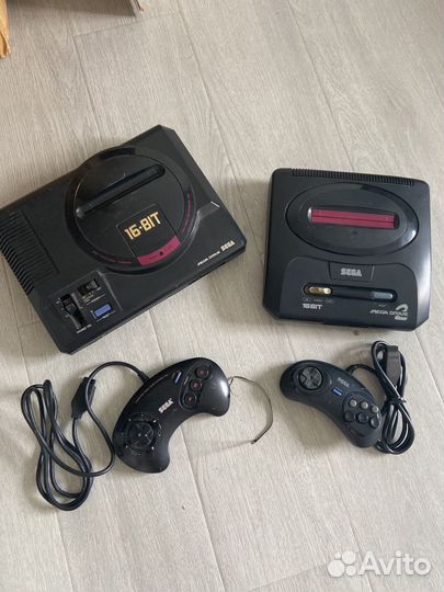 Sega mega drive 1 и 2 оригинал из Японии ntsc