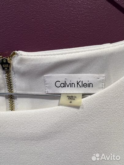 Платье Calvin Klein белое, s размер