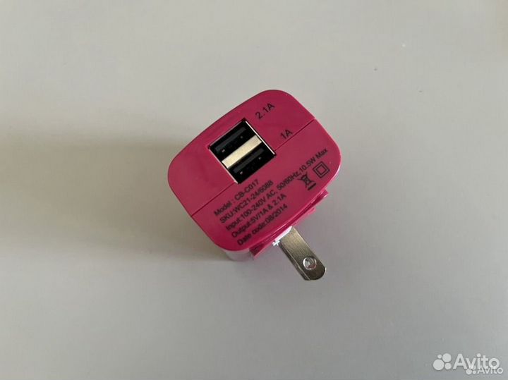 Американская вилка адаптер питания USB переходник