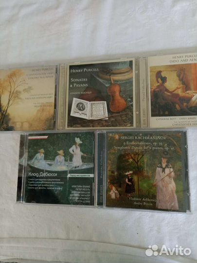 5 CD дисков с записями классической музыки