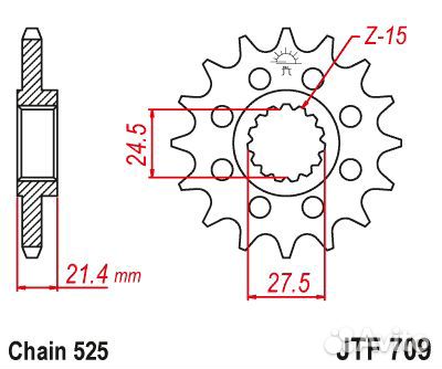 Звезда ведущая JTF709 16