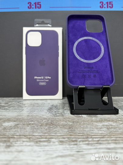 Чехол Silicone case c Magsafe для iPhone 12/12pro