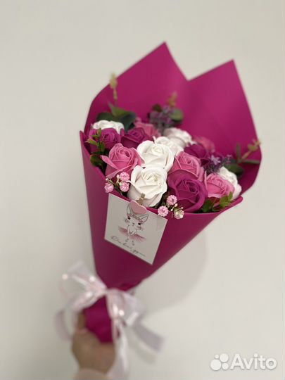 Букет из мыльных цветов на 1 сентября учителю