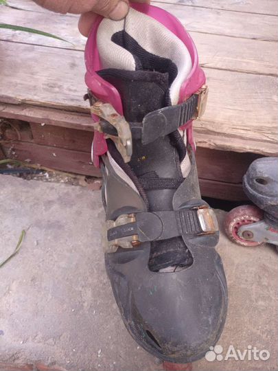 Роликовые коньки детские раздвижные