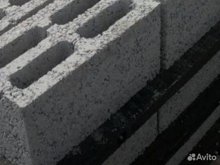 Керамзитобетонный блок 4-хпустотный / Шлакоблок