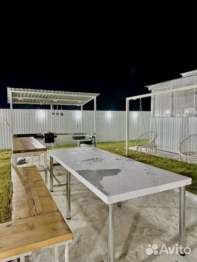 Беседка с мангалом