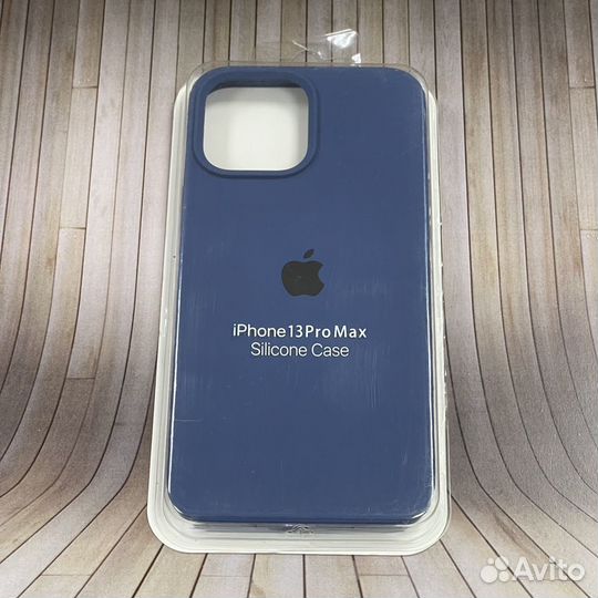 Чехол накладка iPhone 13 Pro Max Темно-синий