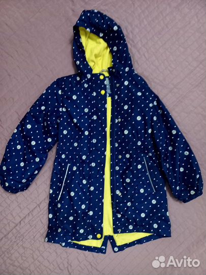 Куртка на флисе для девочки 128 размер