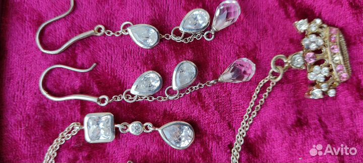 Серьги, кулоны