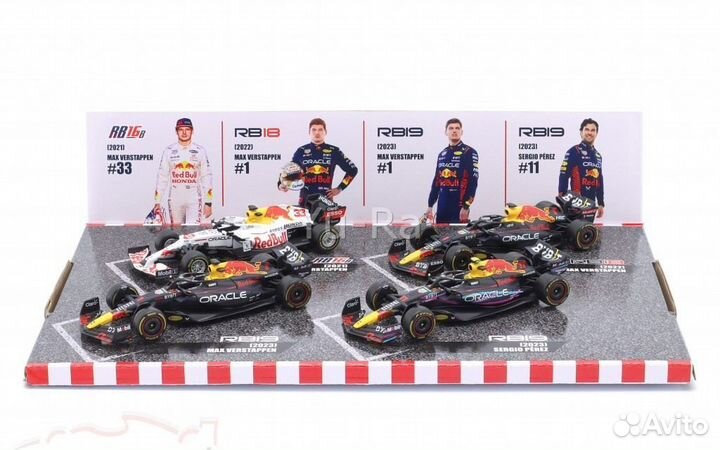 Red Bull Racing RB16-RB19 Champion F1 1:43 Yu-Ra