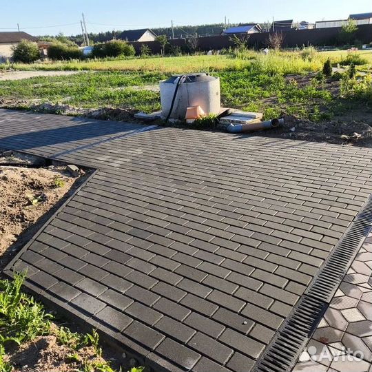 Производства тротуарная плитка вибропрессования