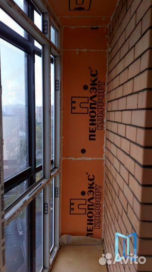 Обшивка балконов и лоджий Оcтекление балконов