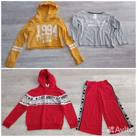 Вещи пакетом/поштучно на девочку 128-134