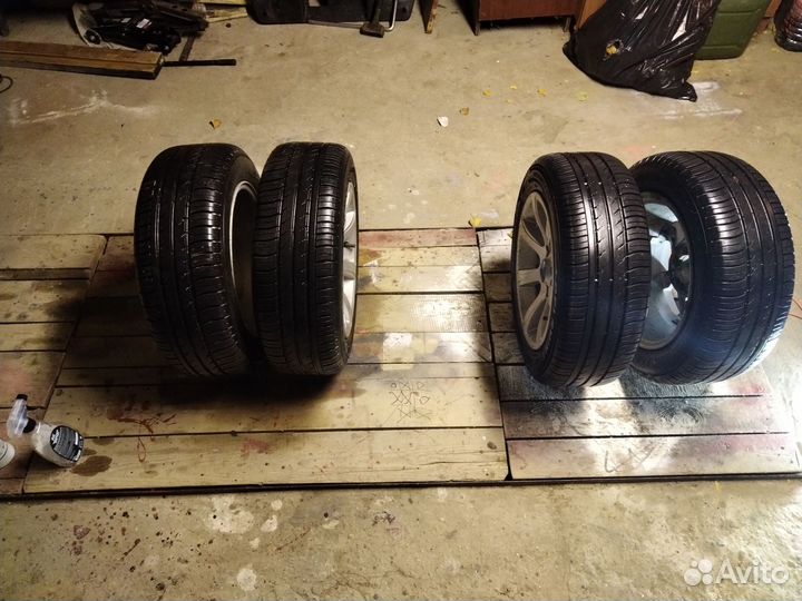Колеса литые летние R14 в сборе 4*98