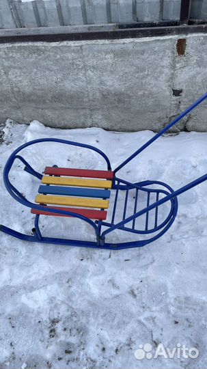 Детские зимние санки