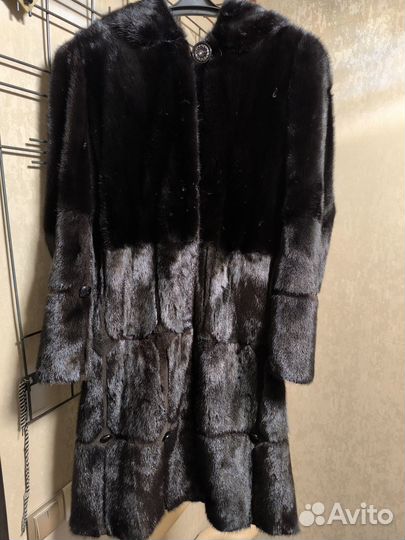 Шуба норковая 48 50 бу