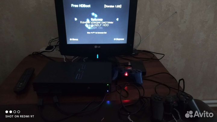 Sony playstation 2 fat (scph-50008) + SATA HDD