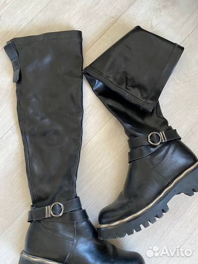 Сапоги ботфорты