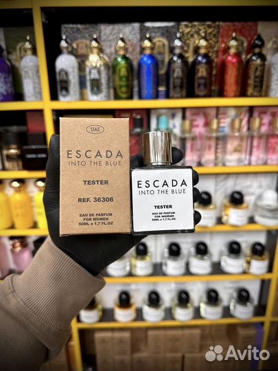 Escada into the blue оригинальный тестер