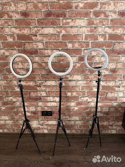 Кольцевая лампа со штативом 26 см