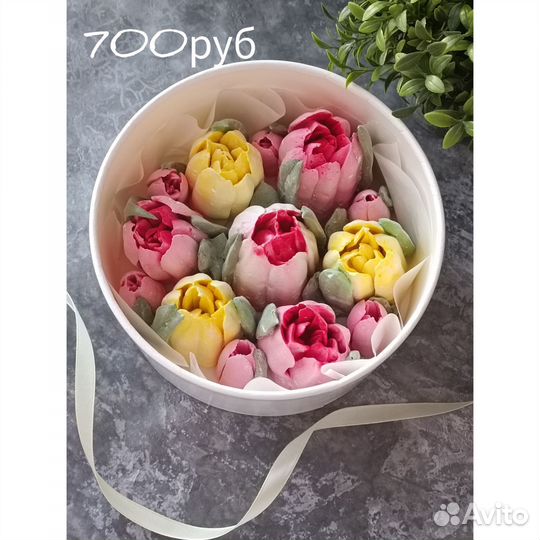 Зефирные тюльпаны