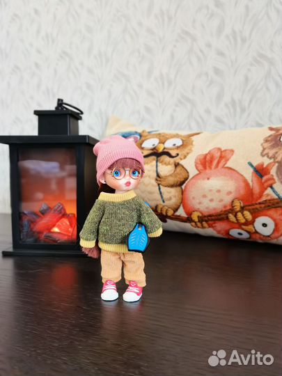 Шарнирная кукла 16 см ооак бжд баболи