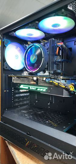 Игровой пк i3-10105f/16Gb-DDR4/GTX-1080