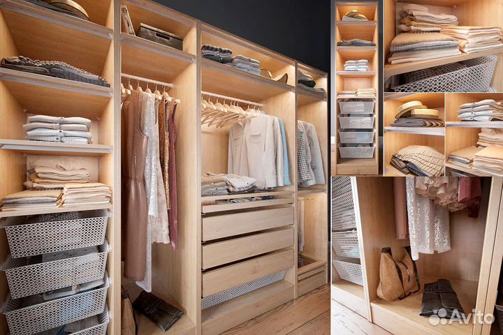 Гардеробные шкафы для одежды