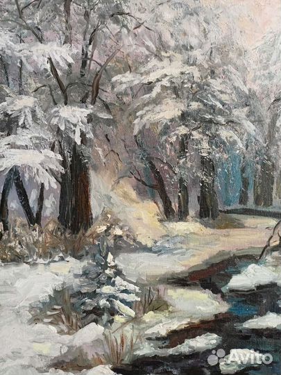 Картина маслом на холсте.