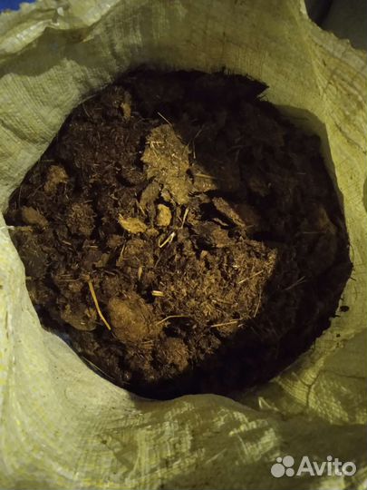 Навоз конский в мешках