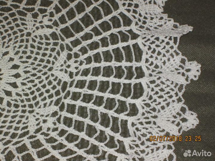 Белая салфетка