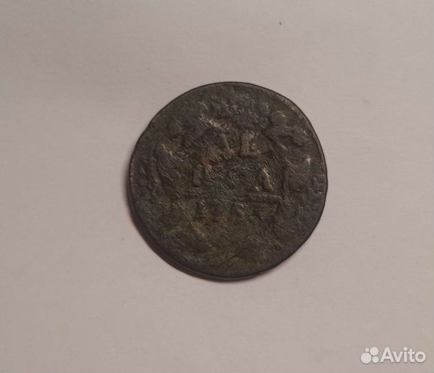 Монета 1 Денга 1753 г