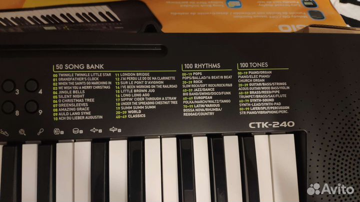 Синтезатор casio ctk 240
