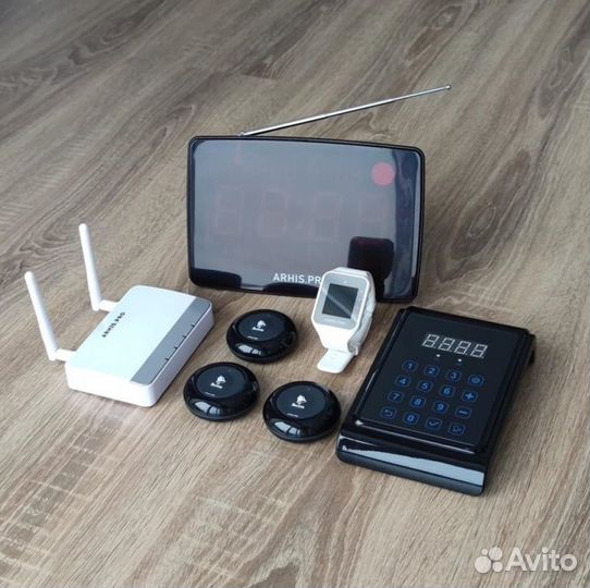 Кнопка вызова официанта, персонала беспроводная