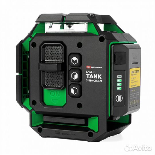 Лазерный уровень ADA lasertank 3-360 green Basic E