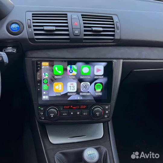 Магнитола BMW E81 E87 E82 E88 CarPlay Qled