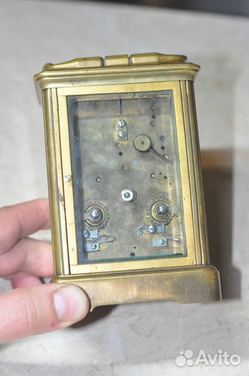 Старинные Каретные большие часы в работу