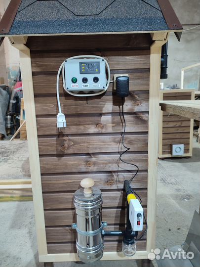 Коптильня горячего и холодного копчения 220л