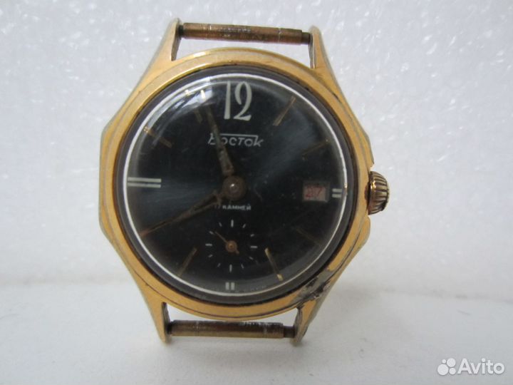 Часы Восток Командирские позолоченные AU